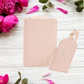Personalised Travel Set, Personalised Luggage tag and passport wallet, Travel wallet set customised, Bridesmaid Gift - Bijoux Lucy