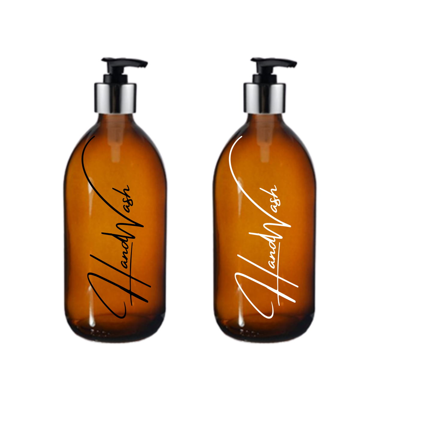 Dark Honey and Oak Luxury Liquid Handwash in Glass Bottle - Bijoux Lucy