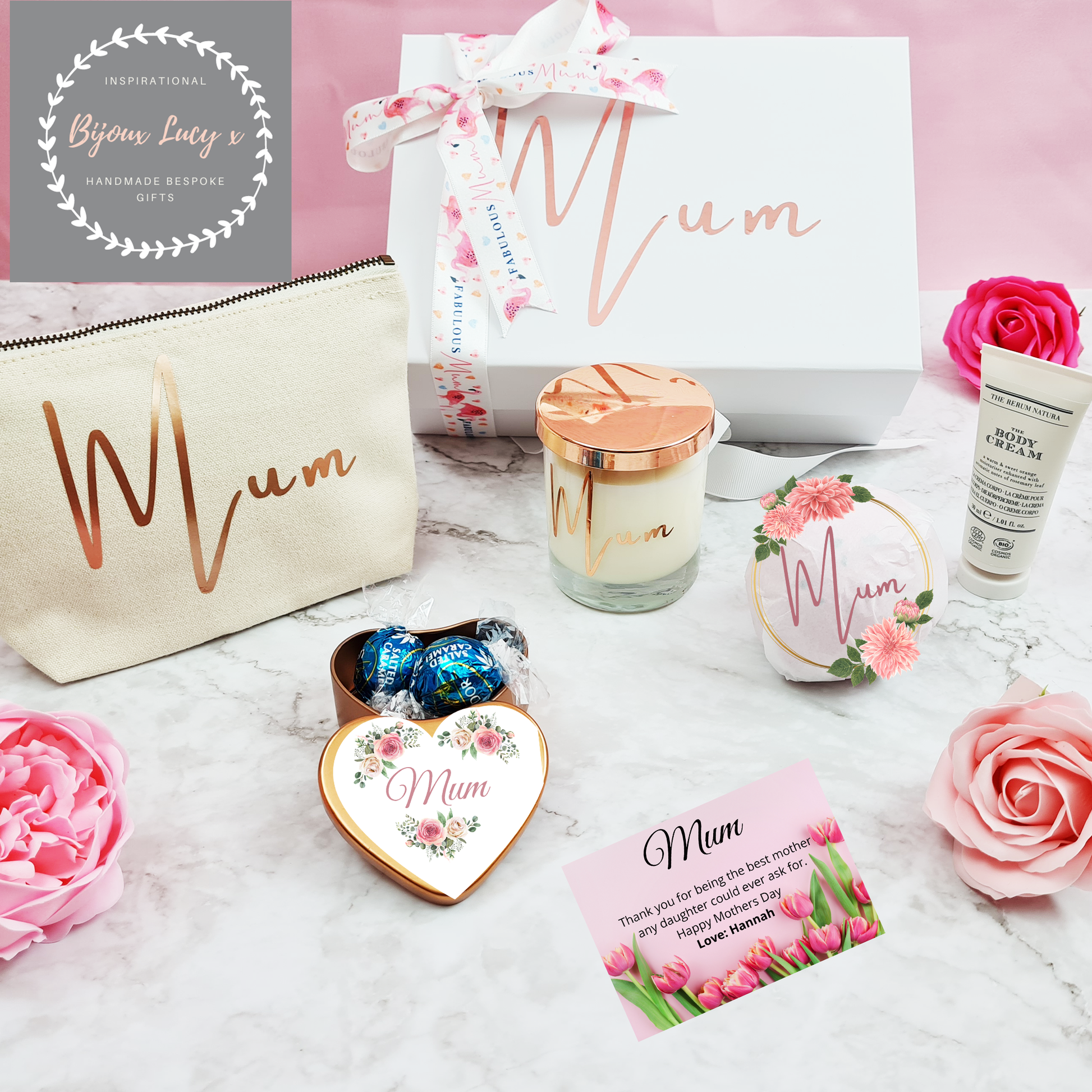 Personalised Spa Mothers Day Gift Set - Bijoux Lucy