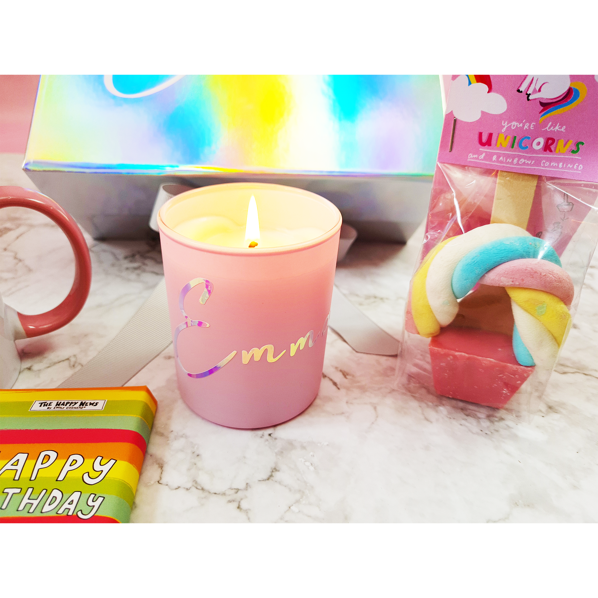 Personalised Rainbows and Unicorns Gift Set - Bijoux Lucy