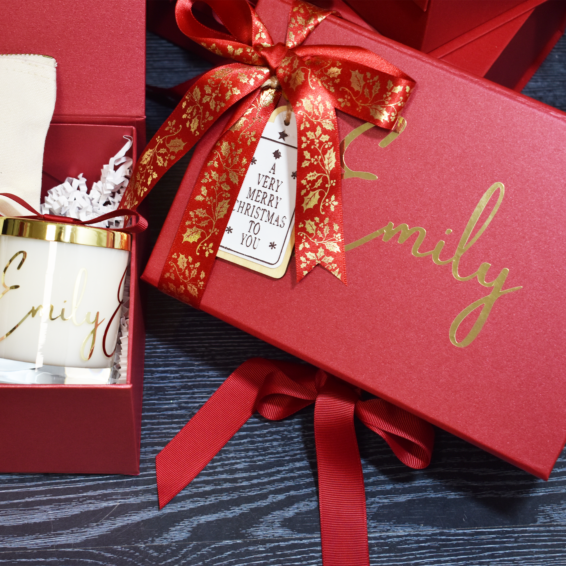 Christmas Gift for Aunt: Special Aunt Christmas Gift Set, Christmas Gift for Her, Christmas Filled Box, Beauty Gift Box,Christmas Gift Box - Bijoux Lucy