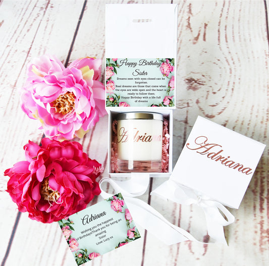Personalised Birthday Gift for Sister - Bijoux Lucy