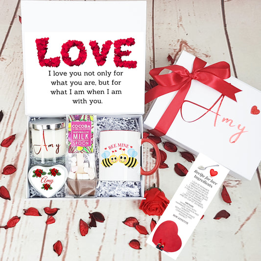 Valentines Gift Set with Bee Mug - Bijoux Lucy