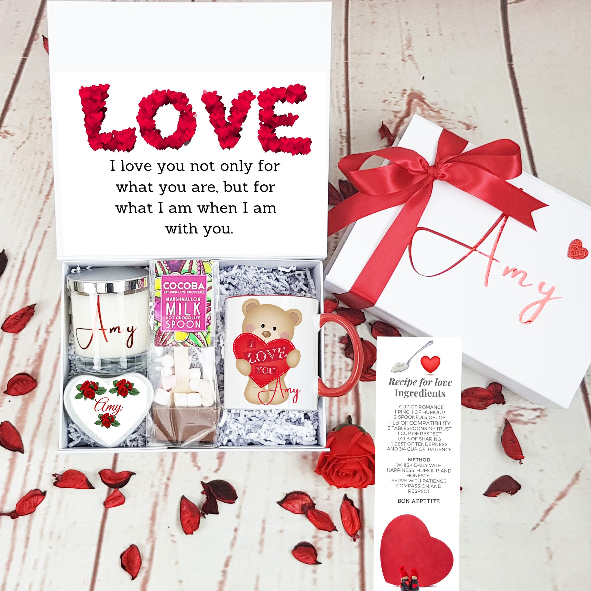 Valentines Gift Set with Bear Mug - Bijoux Lucy