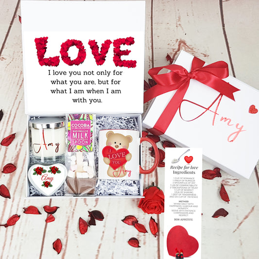 Valentines Gift Set with Bear Mug - Bijoux Lucy