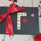 Personalised Valentines Scrabble Box - Bijoux Lucy