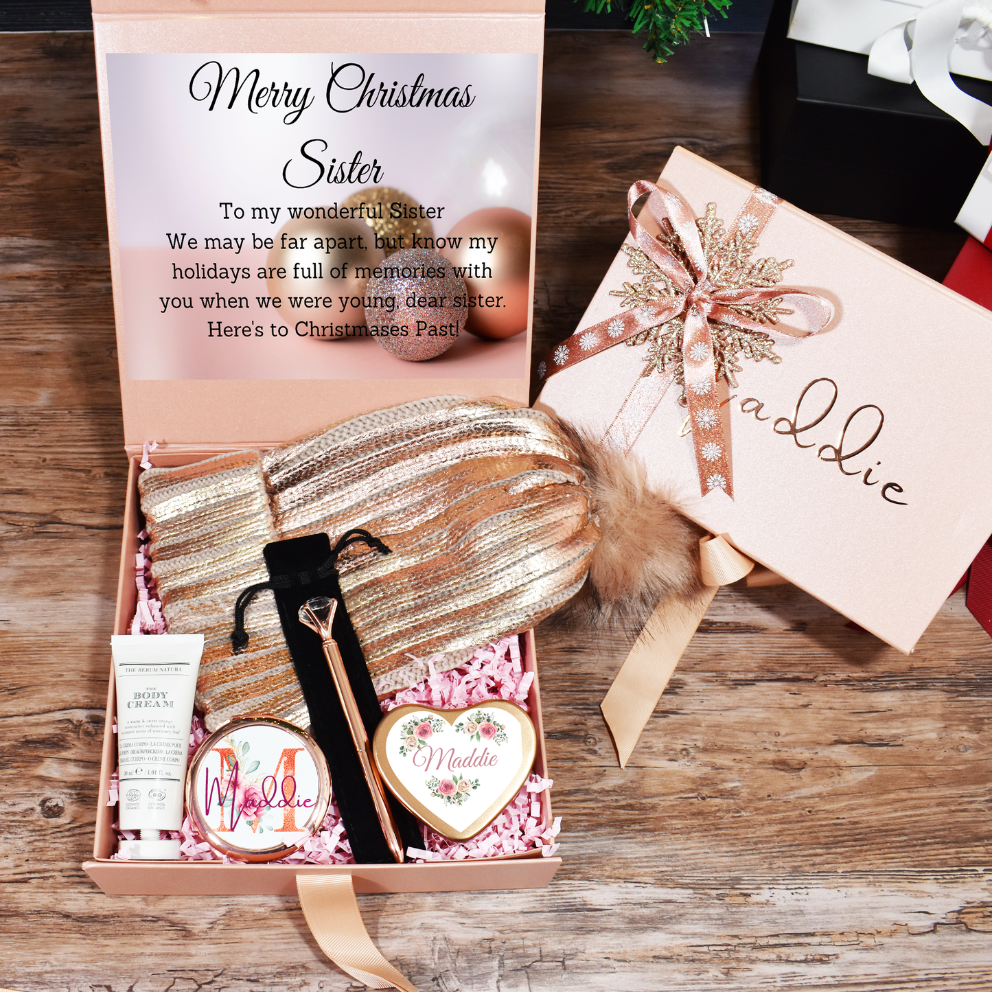 Sisters Gift Box Set: Sister Gift, Gift for Sister, Sister Birthday Gift, Big Sister Gift, Christmas Gift for her, Sister Christmas Gift - Bijoux Lucy