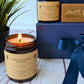 FATHERS DAY GIFT - Navy Blue Gift Bag - Mens Gift Box - Gift Box With Card - Fathers Day Card - Bijoux Lucy