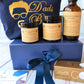 FATHERS DAY GIFT - Navy Blue Gift Bag - Mens Gift Box - Gift Box With Card - Fathers Day Card - Bijoux Lucy