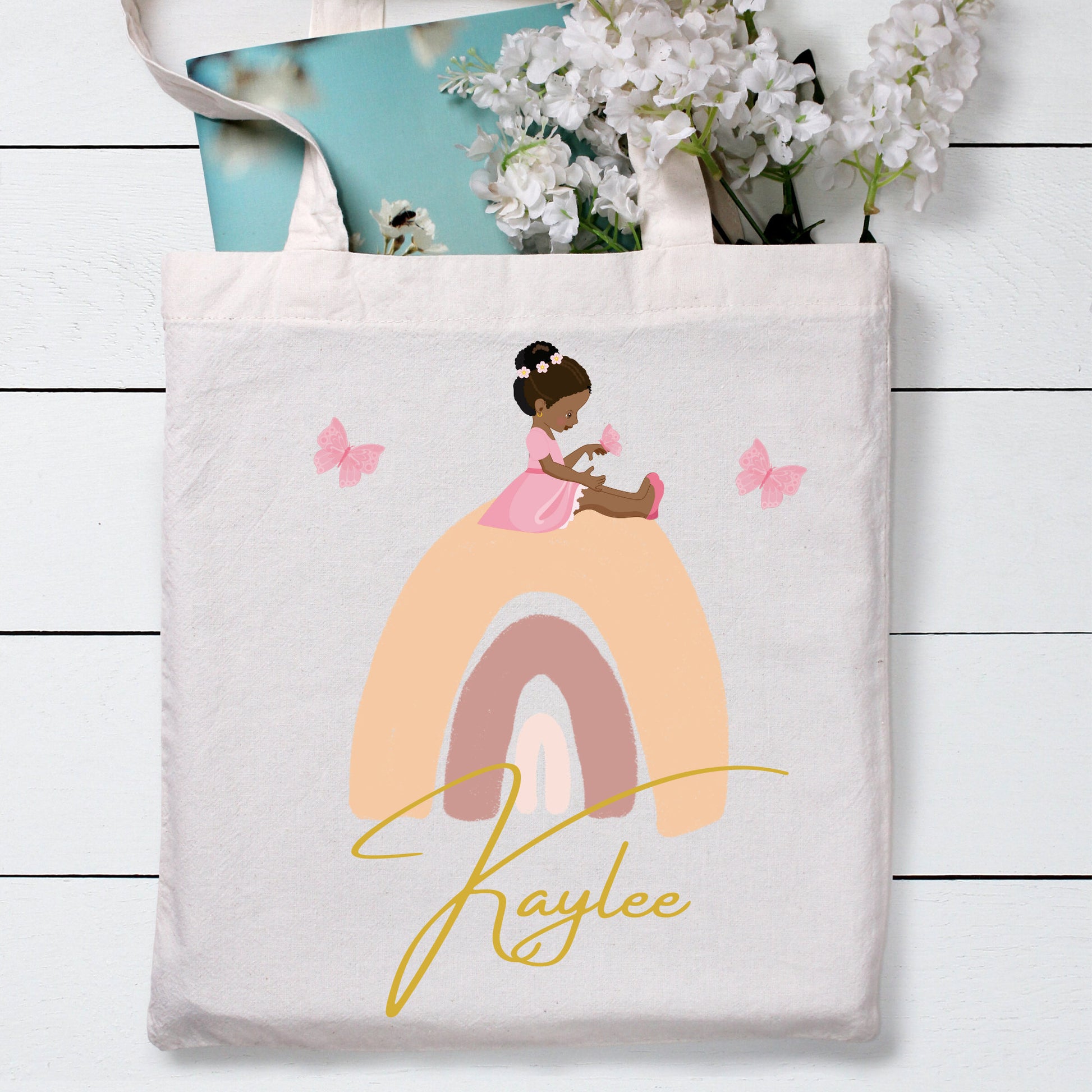 Personalised Ballerina Tote Bag, Childrens Tote Bag, Ballet Tote Bag, Ballerina Mom, Ballerina Bag, Personalised Bag, Girls Tote Bag - Bijoux Lucy