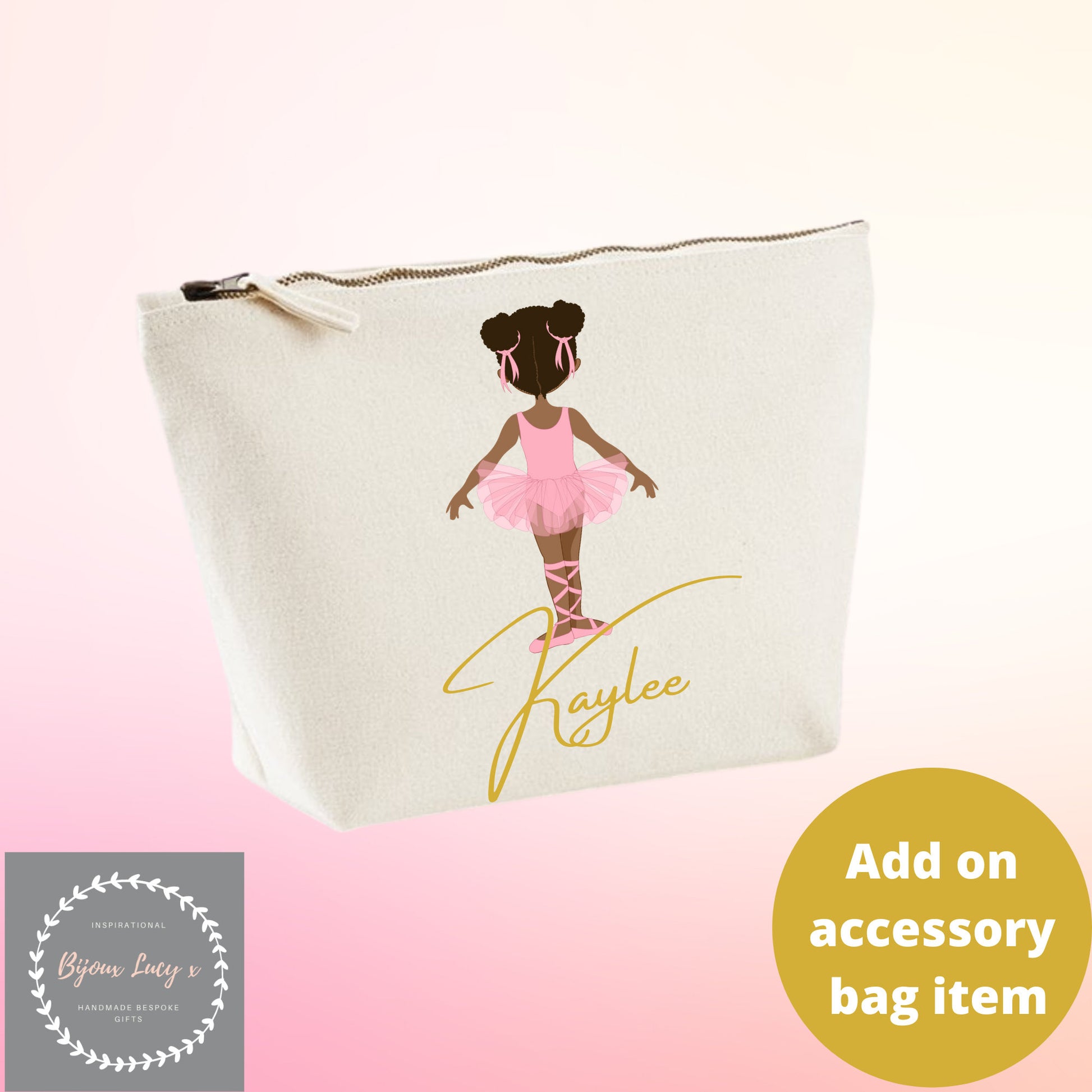 Personalised Ballerina Tote Bag, Childrens Tote Bag, Ballet Tote Bag, Ballerina Mom, Ballerina Bag, Personalised Bag, Girls Tote Bag - Bijoux Lucy