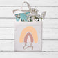 Rainbow Tote Bag, Personalised Gift for NHS, Gift for Sister, Personalised Gift for Nurse - Bijoux Lucy