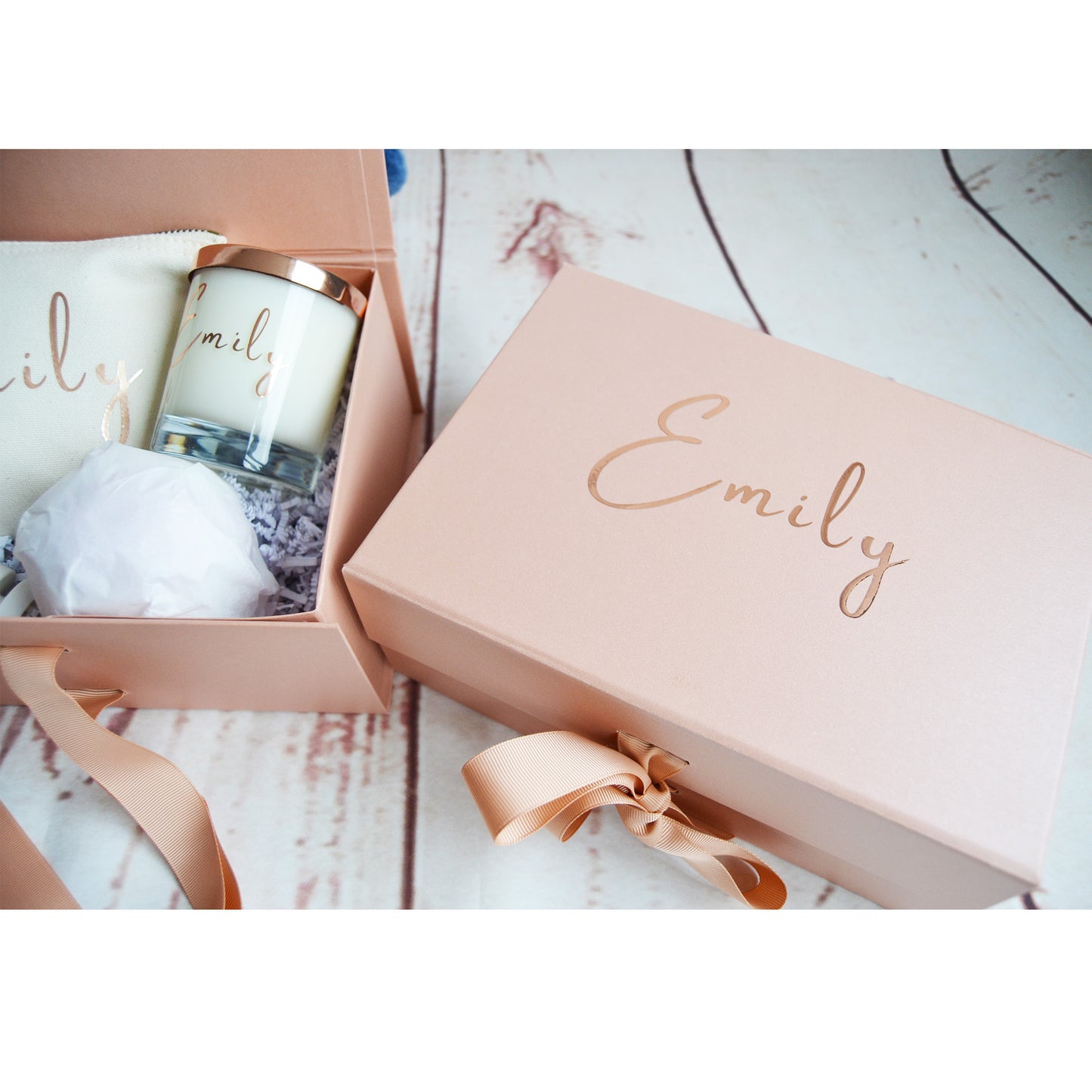 Happy Birthday Gift Box, Personalised Gift Box, Happy Birthday Gift, Birthday Gift For Her, Candle Gift Set, Gift Set For Her, Gift Set - Bijoux Lucy
